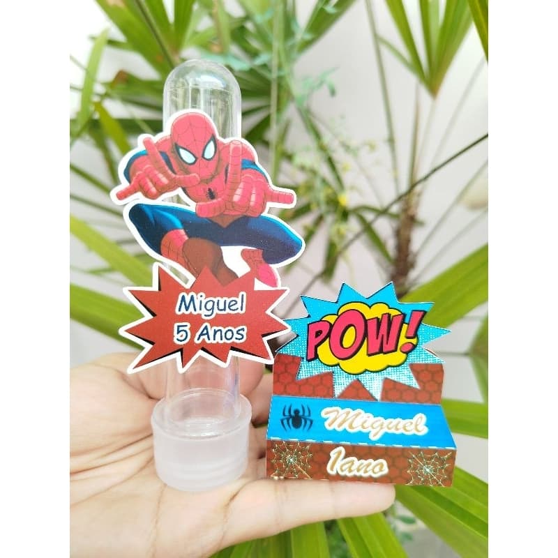KIT TUBETE E PORTA BIS DUPLO HOMEM ARANHA