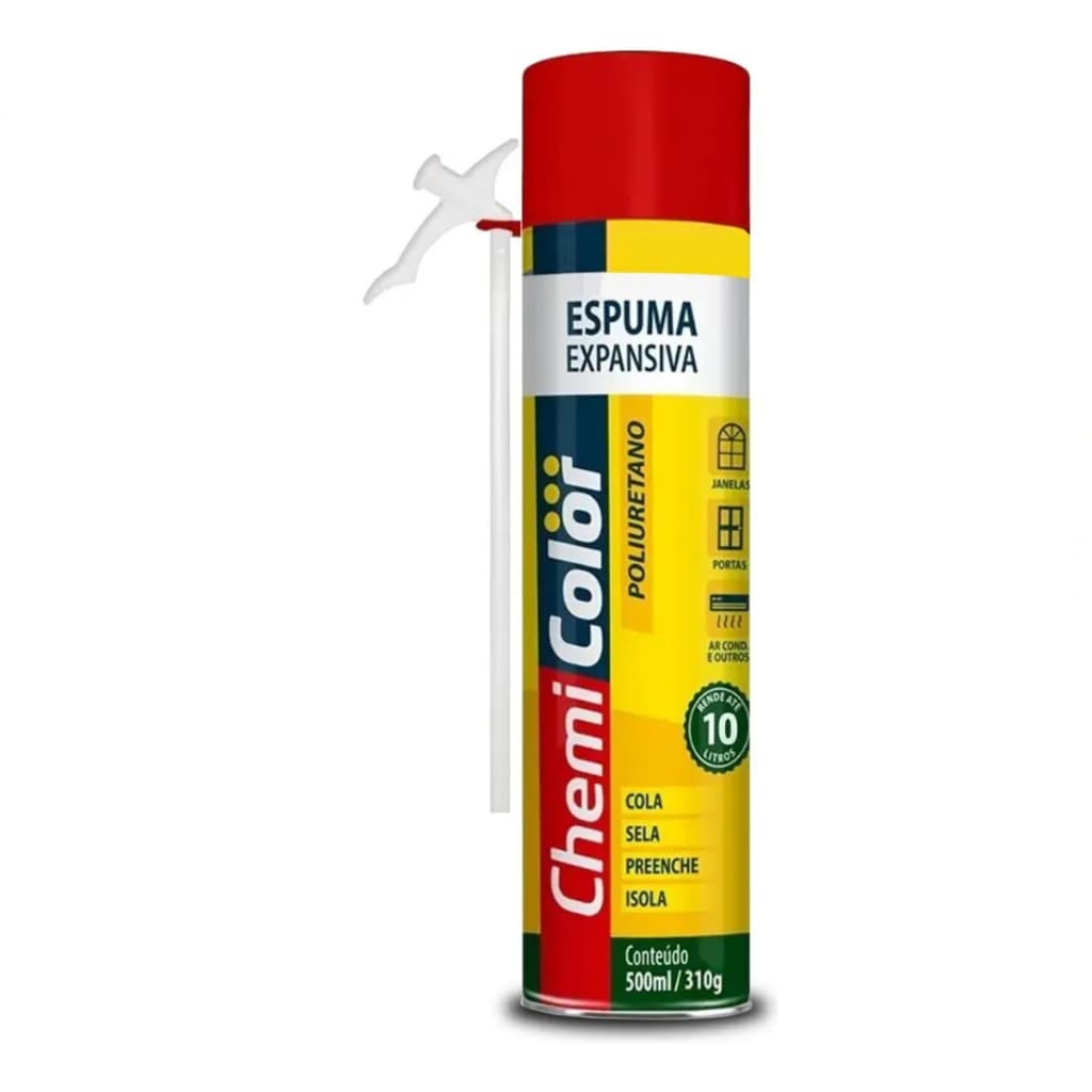Espuma Poliuretano Expansiva 500ml Chemicolor