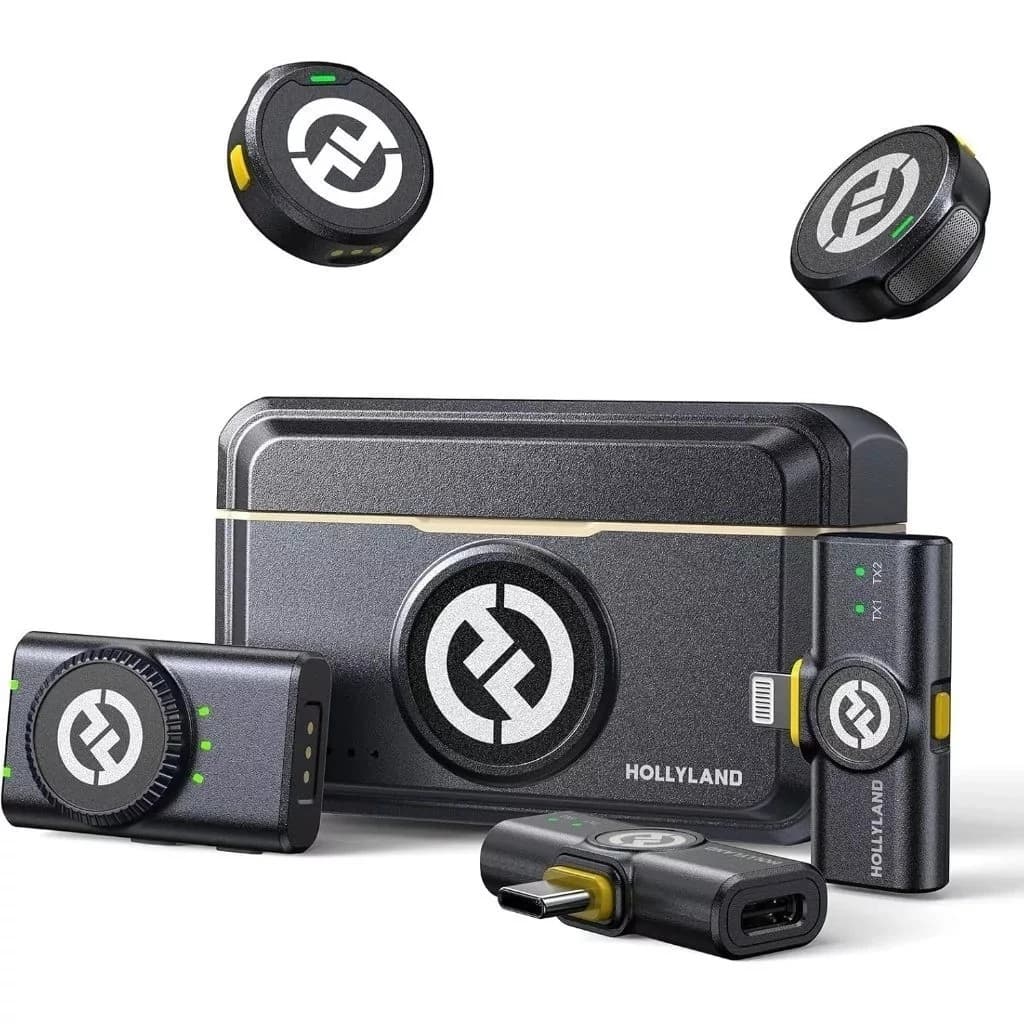 Microfone Hollyland Lark M2 Duo Combo Duplo Para 2 Pessoas USB C