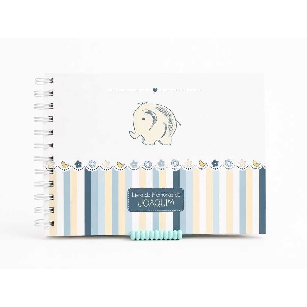 Livro do Bebê Personalizado / Álbum de Memórias do Bebê / Caderno de Recordações / Presente para Gestante