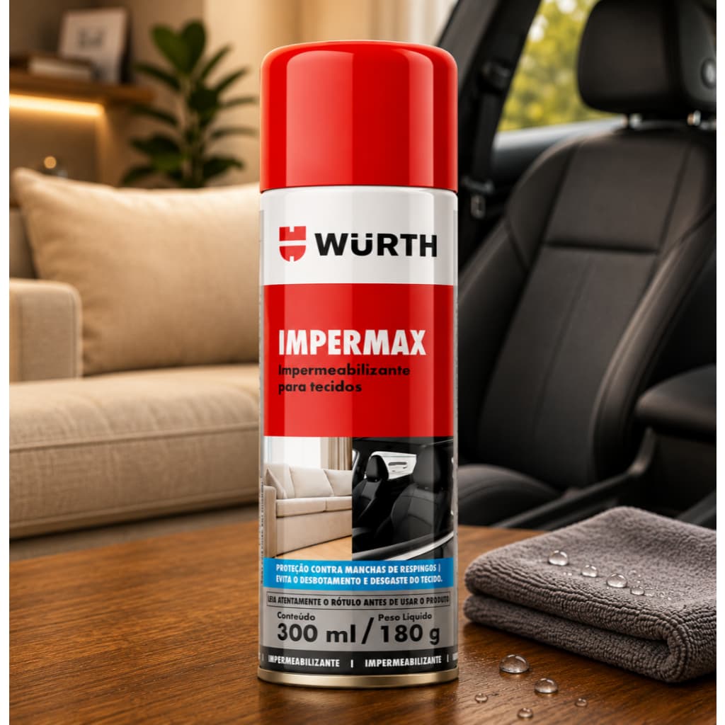 Impermeabilizante De Roupas e Tecido Em Spray 300Ml Impermax Wurth