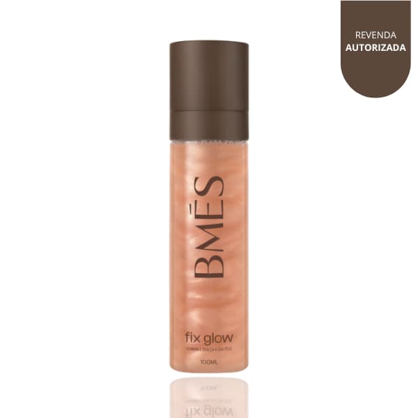 Fix Glow Bruma Iluminadora e Fixadora  BMES BM Beauty 100ml