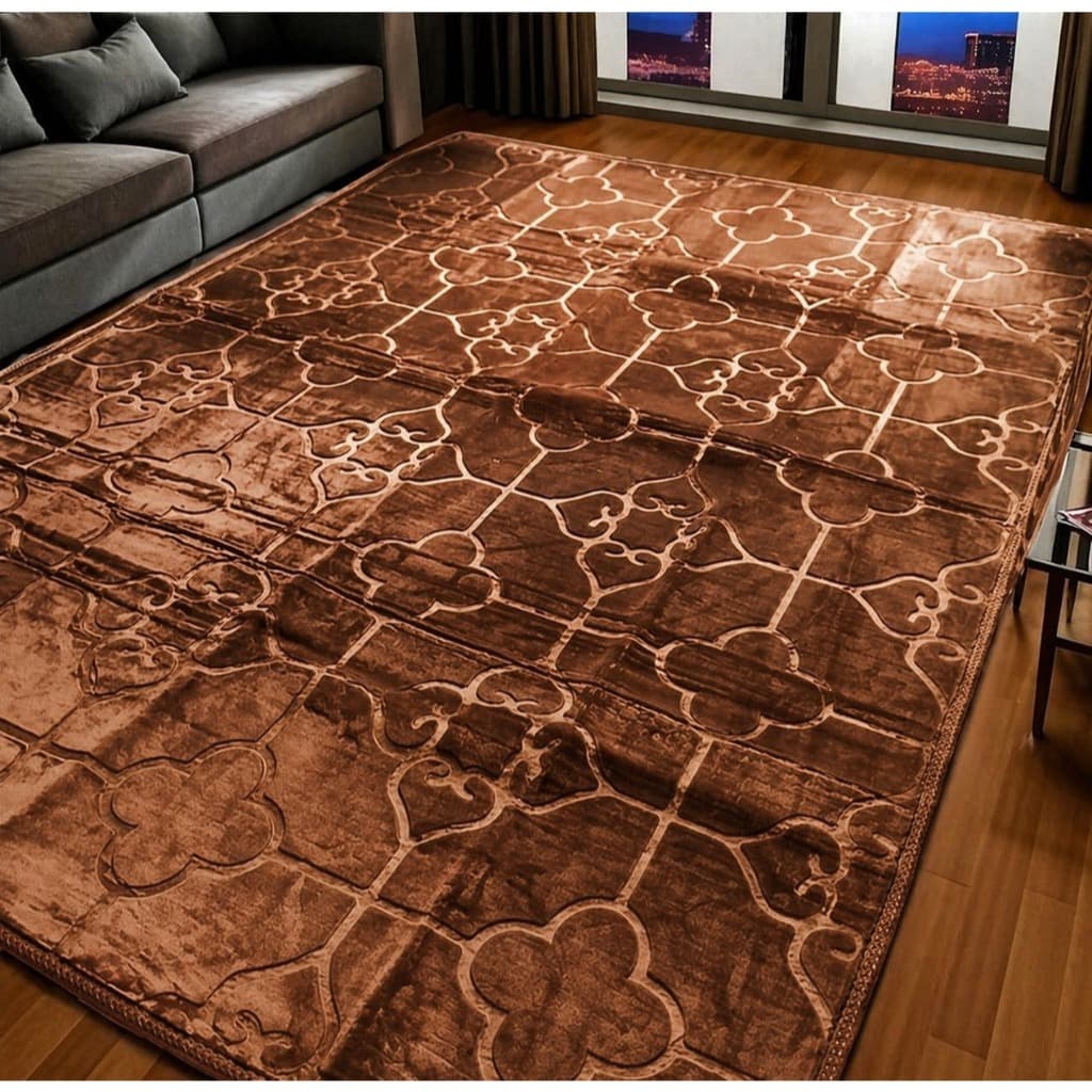 Tapete Para Sala ou Quarto Camurça Liso com Relevo 2mX1,40cm