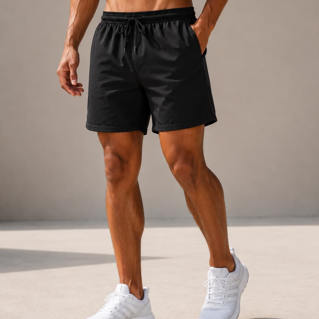 Short Masculino Tactel Leve Secagem Rápida Academia Futebol Corrida Praia Fitness