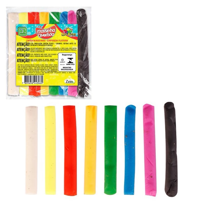 Masinha De Modelar 30 Gramas 8 Cores