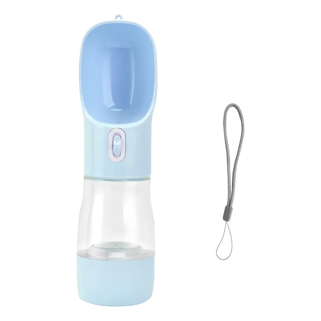 Garrafa Pet portátil 2x1 Comedouro E Bebedouro Passeio Cães E Gatos