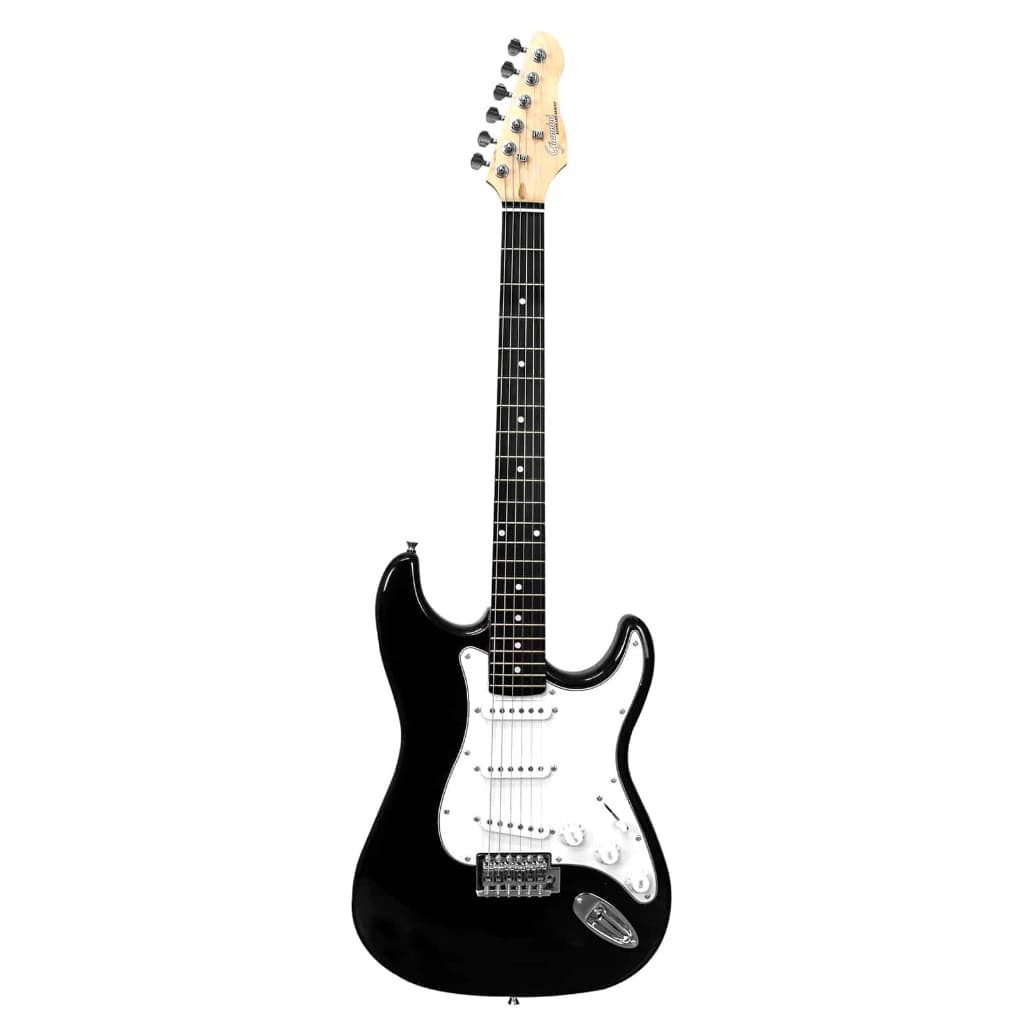 Guitarra Giannini Stratocaster G100 BK/WH 3 Singles