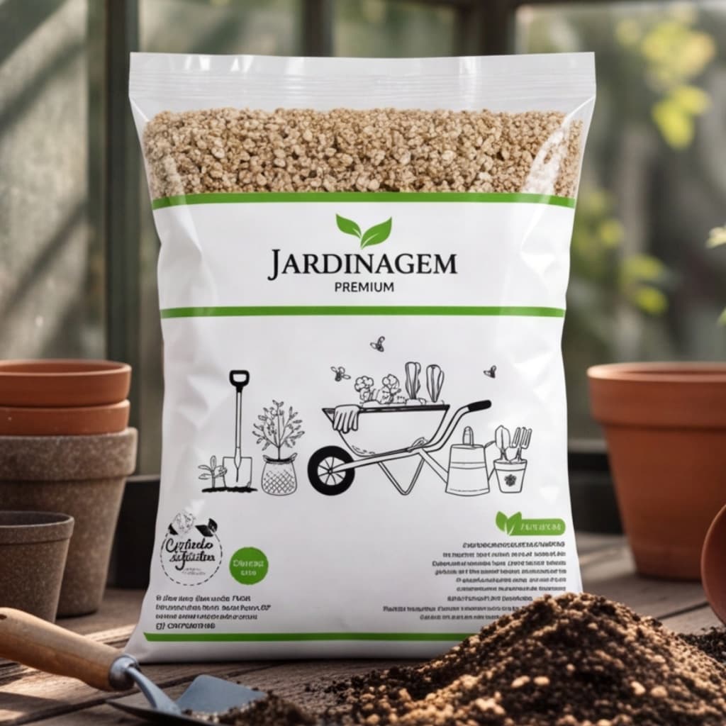 Vermiculita Expandida Fina ou Média para Substratos Plantas Germinação Vasos Hortas Mudas Retém Água