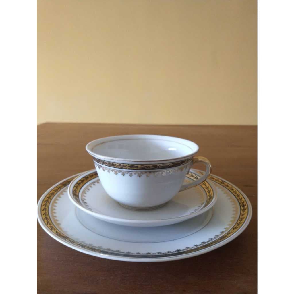 MAUÁ, Trio de xicara de chá, Déc.50/60, Item Coleção, USADO, LER ANUNCIO ABAIXO, Excelente estado, Acervo