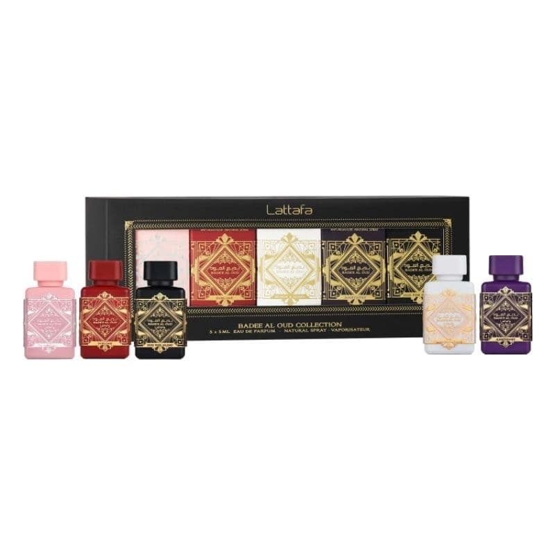 Kit Miniatura Lattafa Collection Badee Al Oud 5x5ml - ORIGINAL
