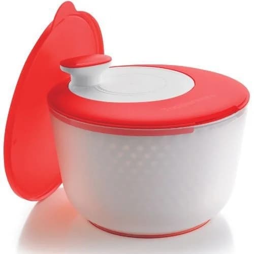 Tupperware Centrífuga Plus Secadora de Salada Vermelha 3,9 litros