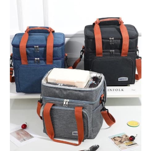 Bolsa Térmica Portátil Marmita Premium Viagem Piquenique Praia Camping Lancheira Térmica