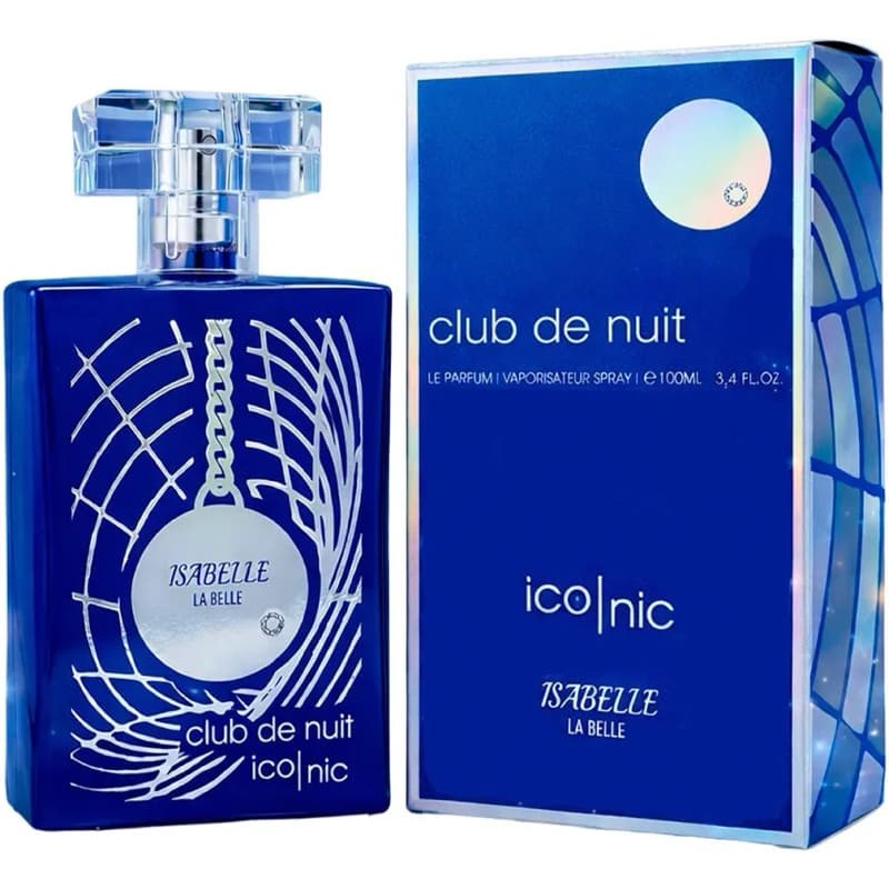 Perfume Club de Nuit Iconic - Isabelle La Belle 100ml Aromático Amadeirado, Fresco e Sofisticado