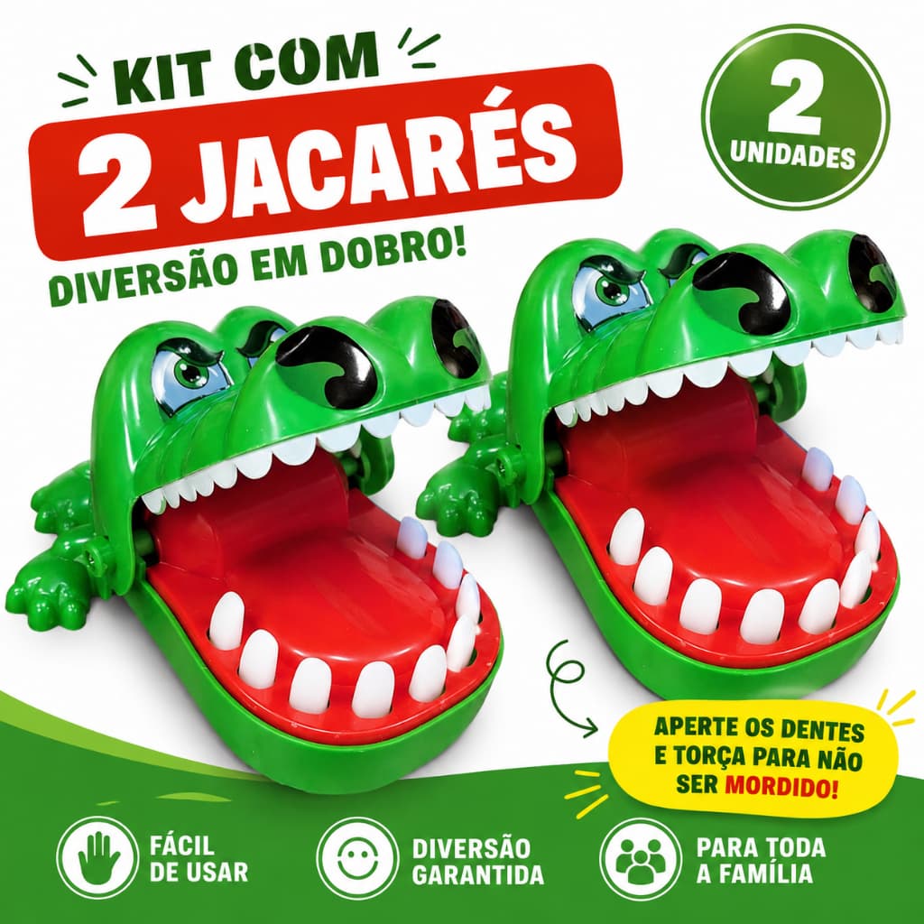 Brinquedo Crocodilo Engraçado Boca Jogo Dentista Morde Dedo Jacaré Roleta Jogo Brinquedo Infantil