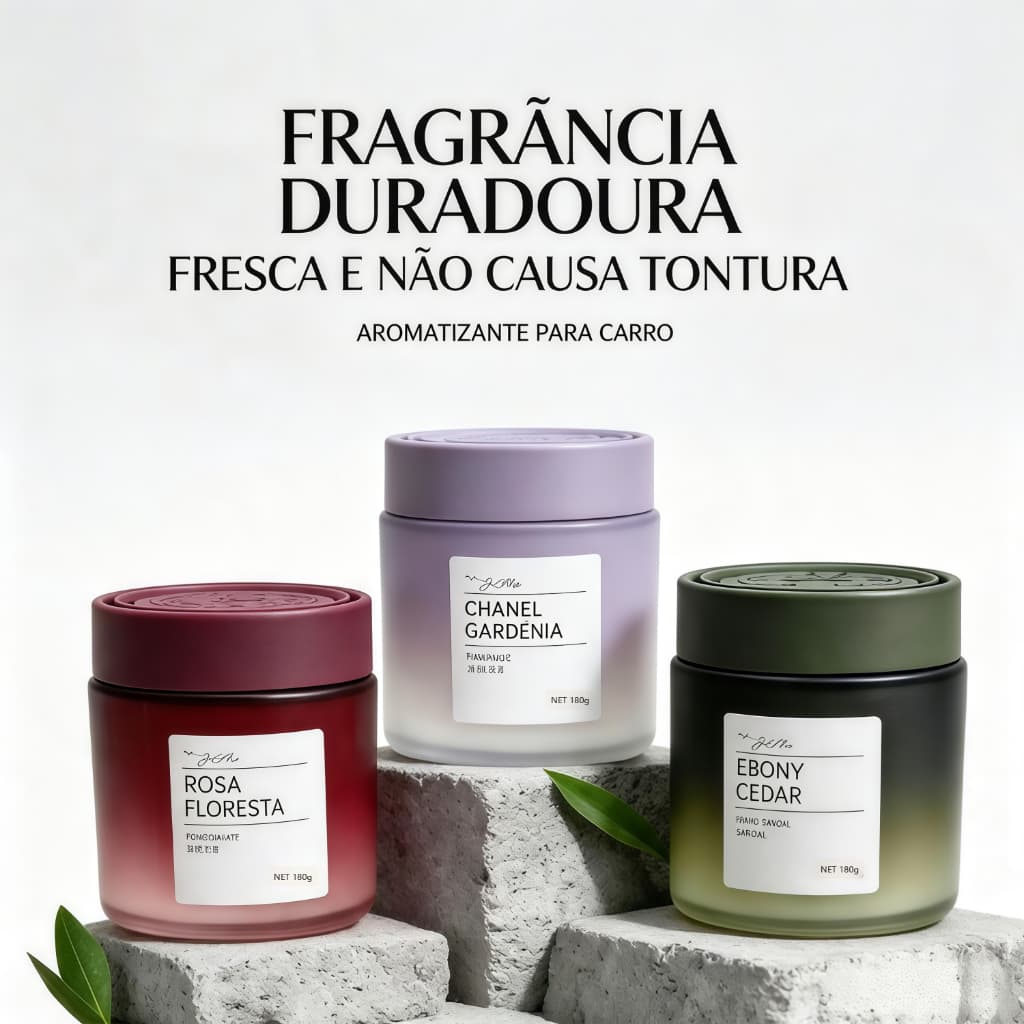 Perfume em Gel para Carro Aromatizador de Ar Condicionado, Purificador e Eliminador de Odores-E11