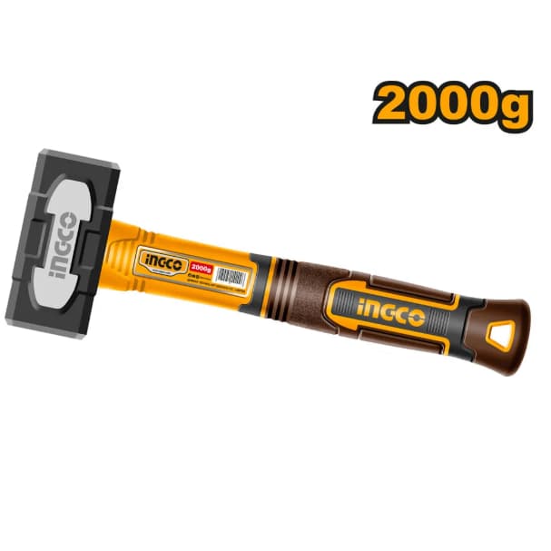 Marreta Oitavada 2kg Cabo Fibra Emborrachado Hslh8104-ingco