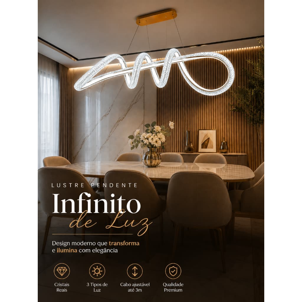 LUSTRE INFINITO LED