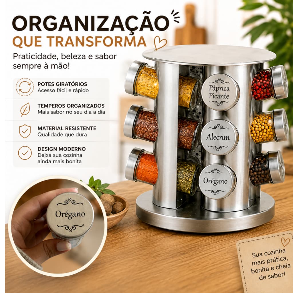 Kit 100 Etiquetas para Potes de Temperos Grãos e Mantimentos Essenciais Organização da Cozinha