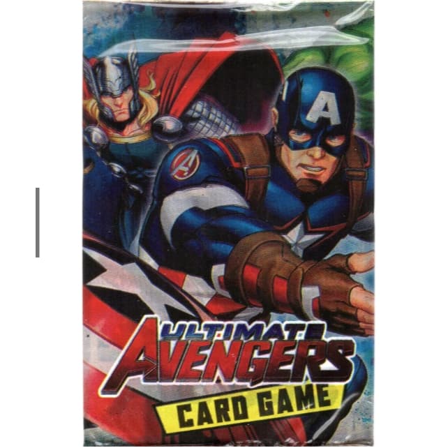 Kit 60 Cartinhas Vingadores / 15 Pacotinhos Card Game MARVEL AVENGERS