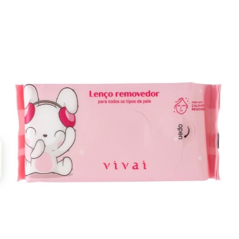 Mini Lenço Removedor De Maquiagem Vivai