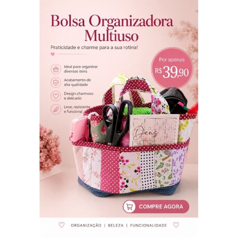 Bolsa Organizadora/porta treco/organiza tudo