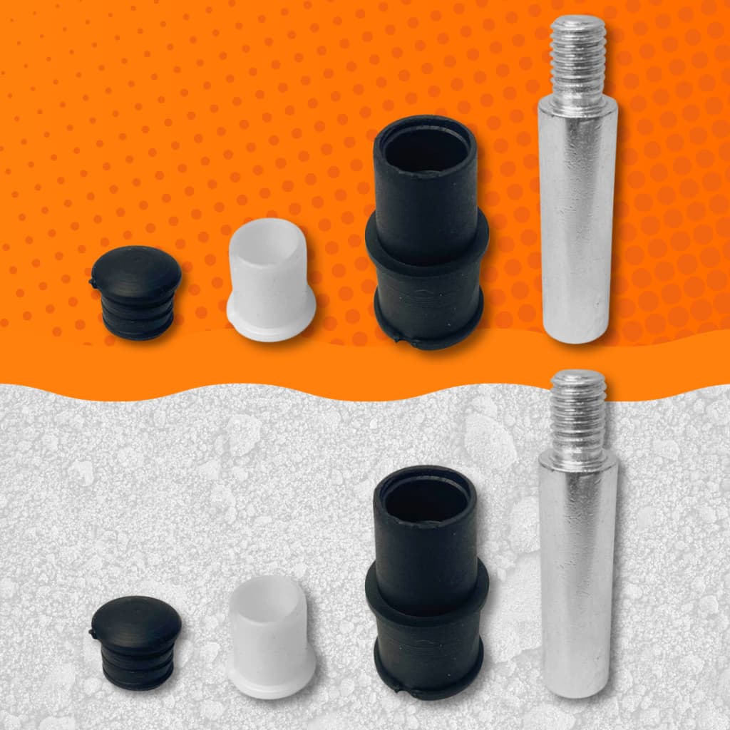 Kit 2 Pino Guia Pinca Freio Dianteiro Gol G7/G8, Polo, T-Cross, Nivus, Cross Fox, UP, Virtus