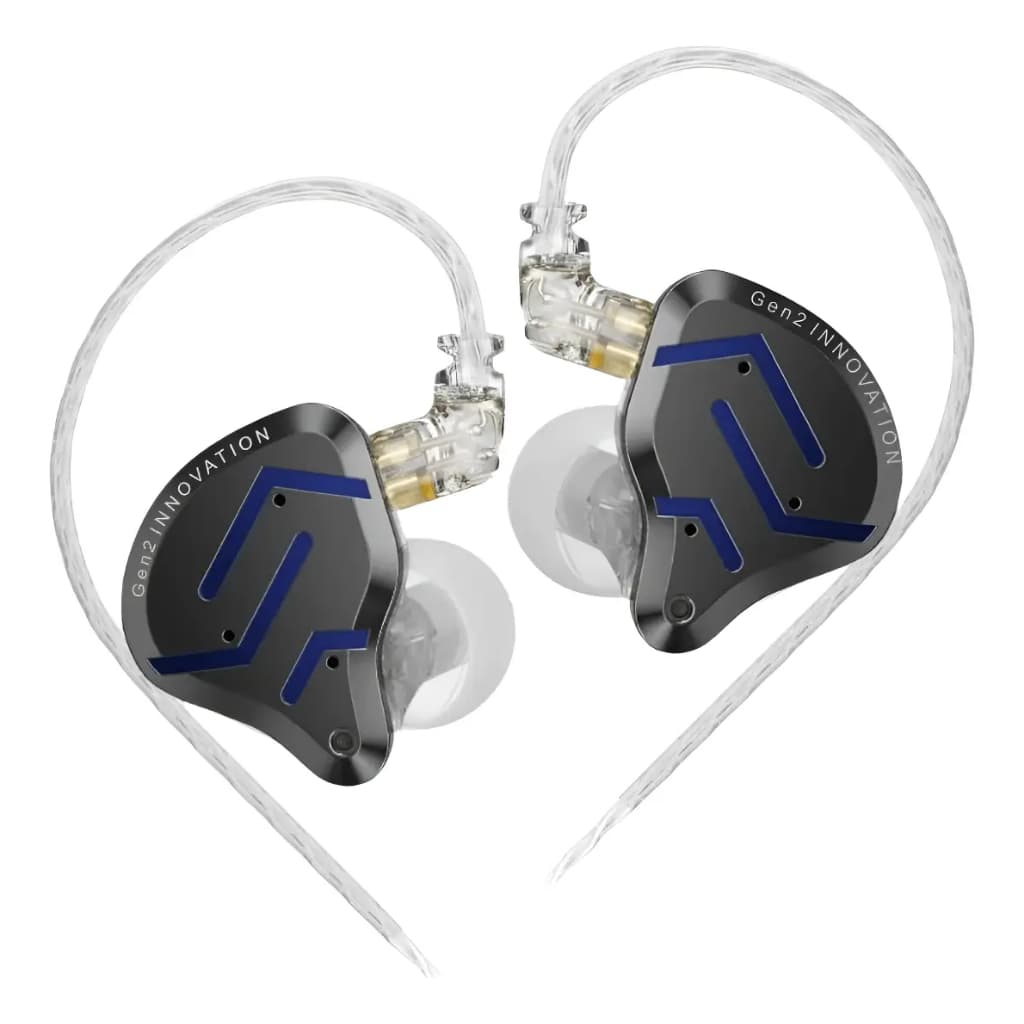 Fone De Ouvido In-ear KZ ZSN PRO 2 Profissional Retorno de Palco SEM MICROFONE + BAG INCLUSO