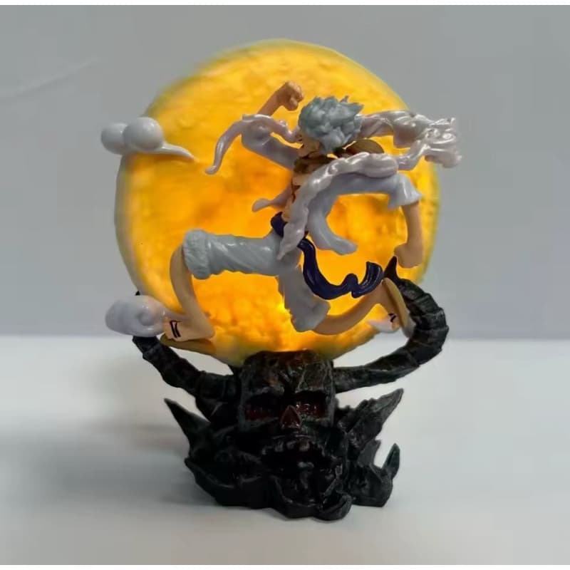 Estátua Colecionável One Piece GK Ghost Island Moonbound Nika Fly Anime
