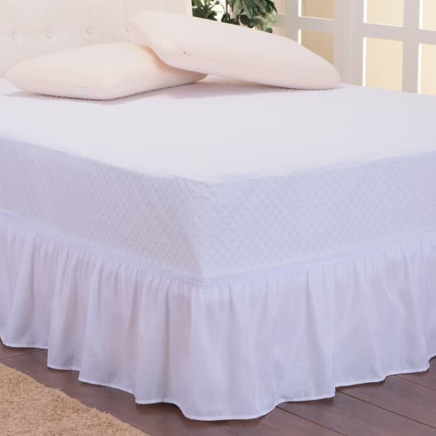 Saia Box Cama King Size Microfibra Lisa Ajuste Perfeito Protege o Box Decoração Quarto Casal Enxoval Premium Elegante