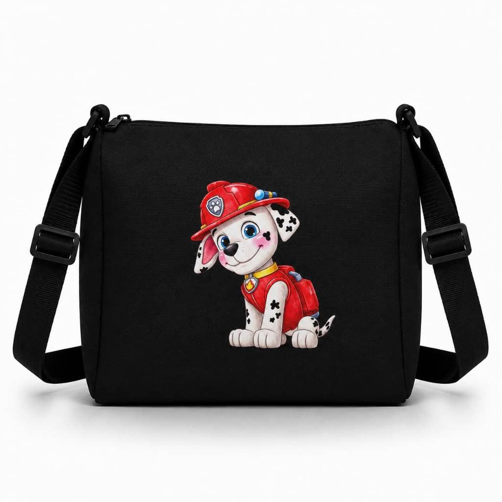 Mala de ombro infantil menino Marshall patrulha canina