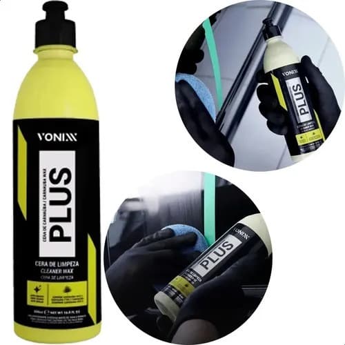 Carnaúba Plus Vonixx 500ml - Cera de Limpeza de Alta Qualidade Original