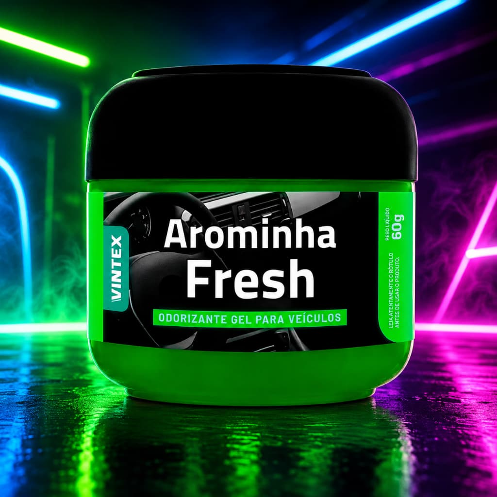 Arominha Gel Fresh Odorizador P/ Veículos 60g Vintex Vonixx