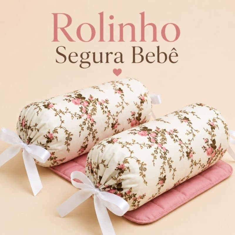 Rolinho segura bebê ajustável antirrefluxo conforto e segurança para recém-nascido