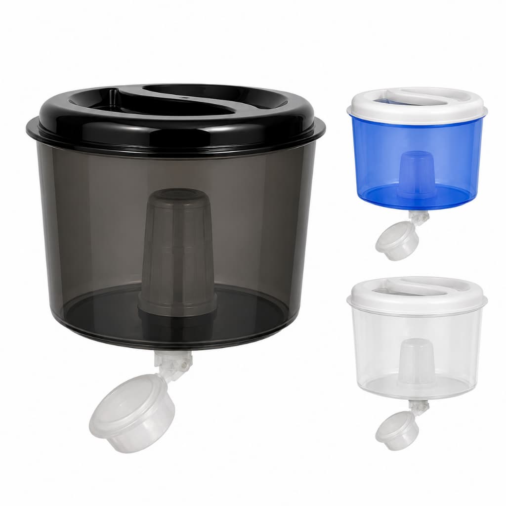 Reservatório Superior Cor Preto Filtro Barro Tradicional 4L Vela + Boia