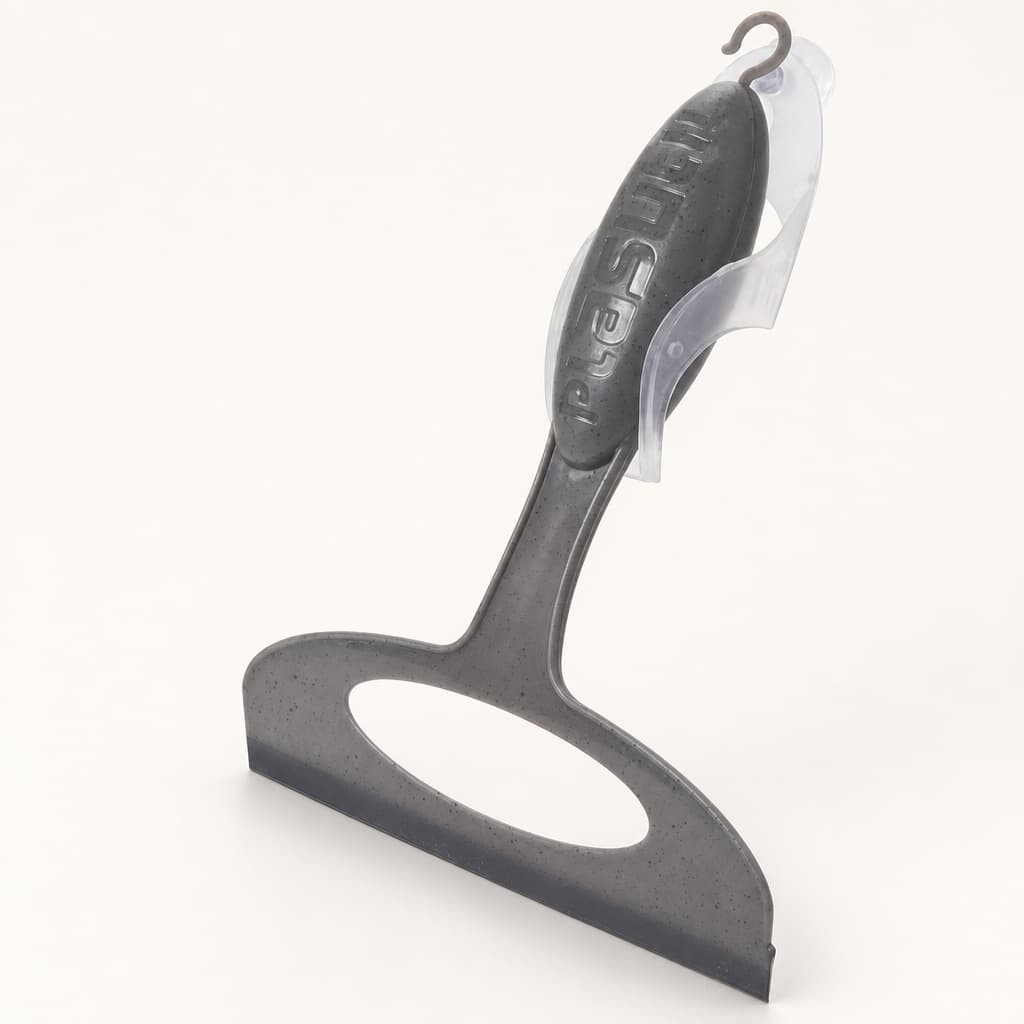 Rodo De Pia Ergonômico Com Suporte De Parede Plasútil Cinza Cozinha