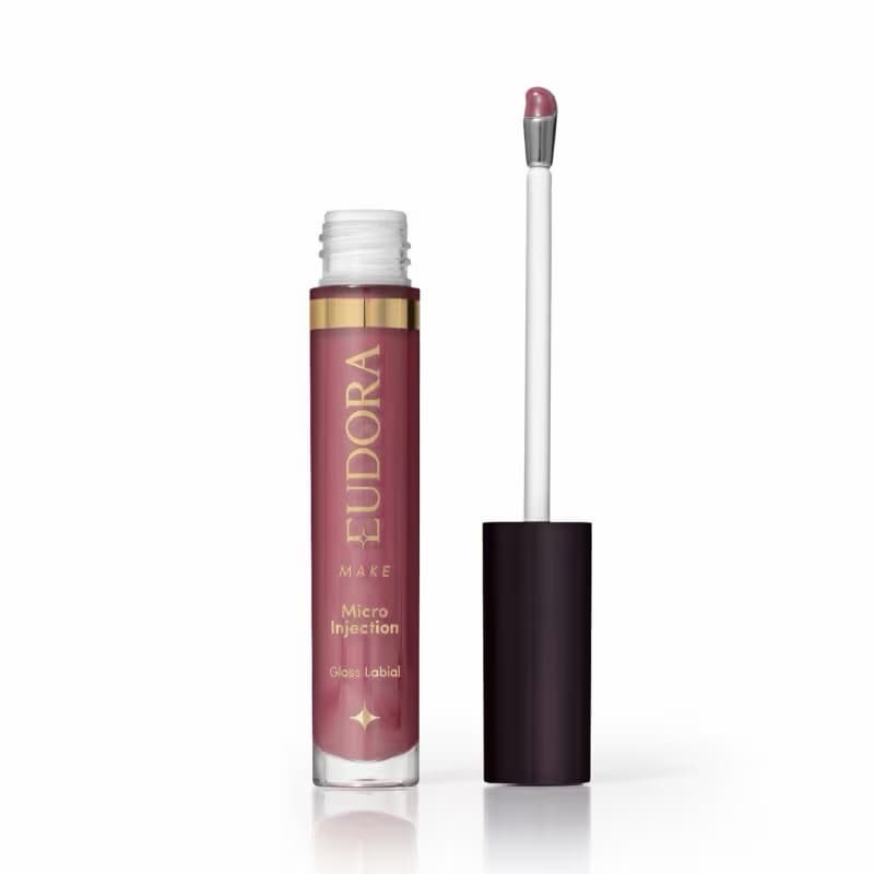 Gloss Labial Micro Injection Eudora Make Rose 5,2ml