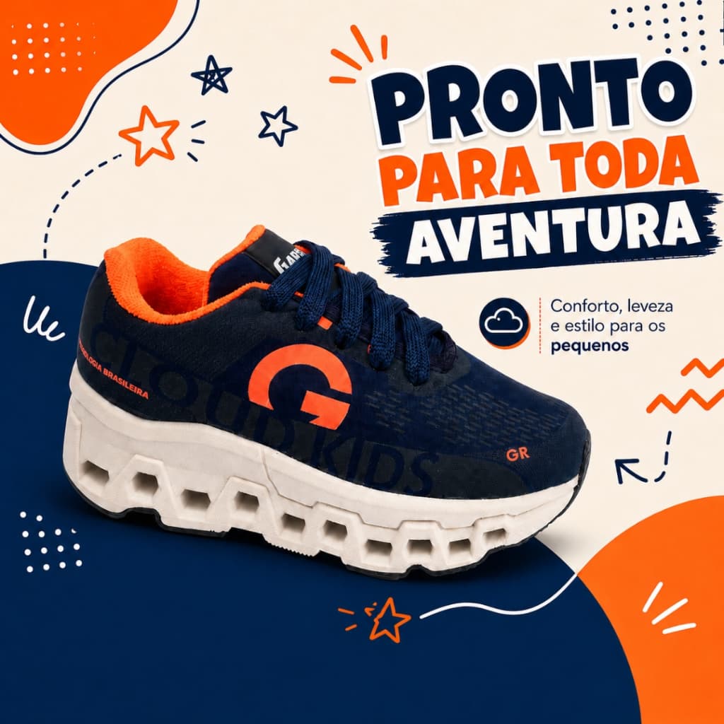 Tênis Infantil Menino Menina Esportivo Solado Chunky Leve Confortável Resistente Para Escola e Passeio 26/33
