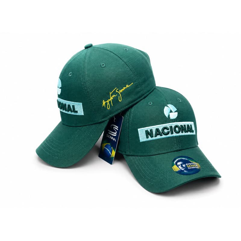 Bone Bordado Nacional Modelo Premium Verde Musgo Azul Royal Boné Aba Torta Sena