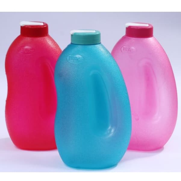 Garrafa de Água 2 Litros Jarra Agua Suco Plástico com Tampa Flip para Geladeira Kit Garrafas Cozinha