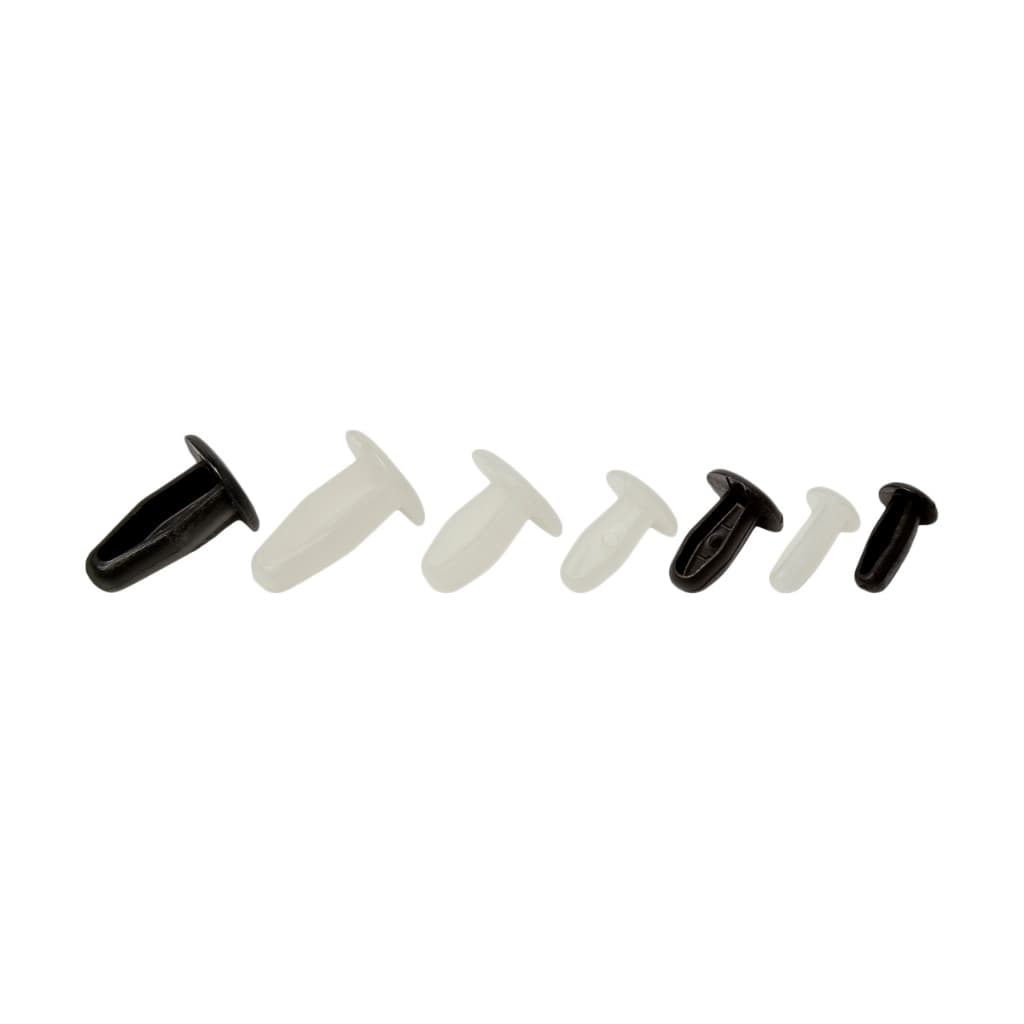 2000 Unidades Rebite Pino De Fixação Em Nylon 6.6 4mm Preto Ou Branco
