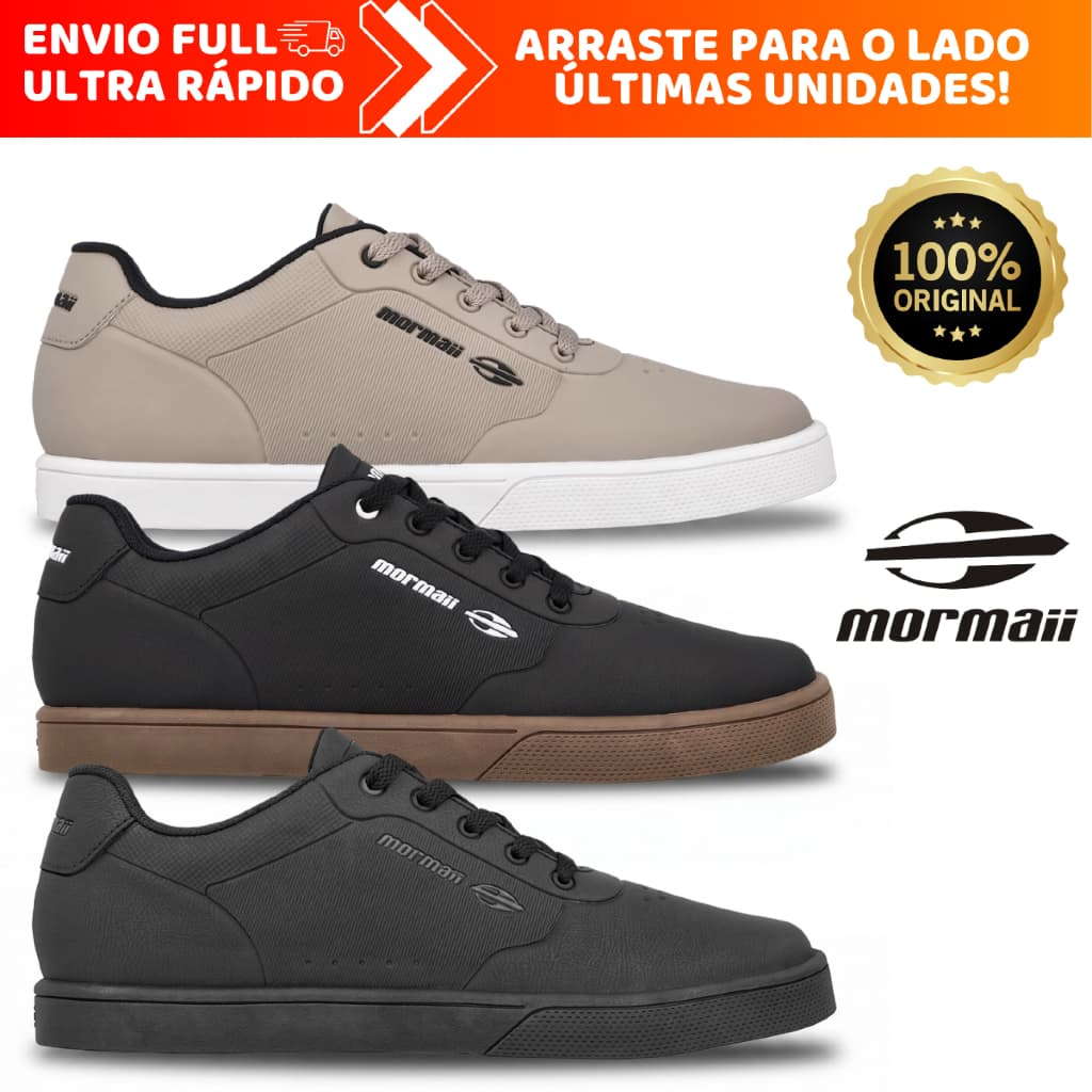 Tenis Mormaii Masculino Urban Essence Casual Conforto Street Skatista Original