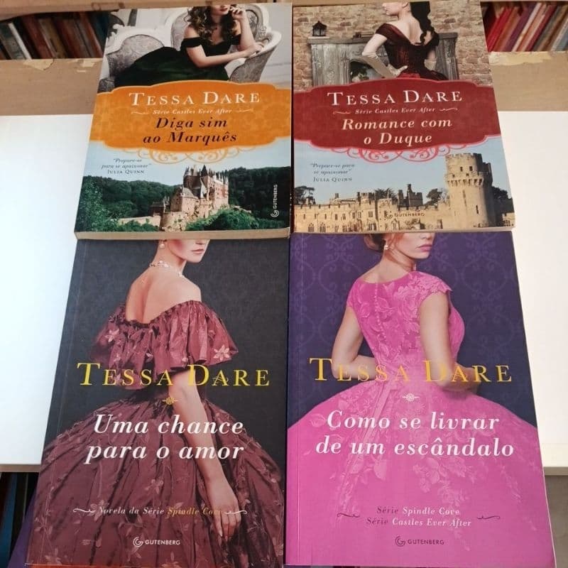 Livros Tessa Dare - Venda Individual (Spindle Cove Castles Ever After)