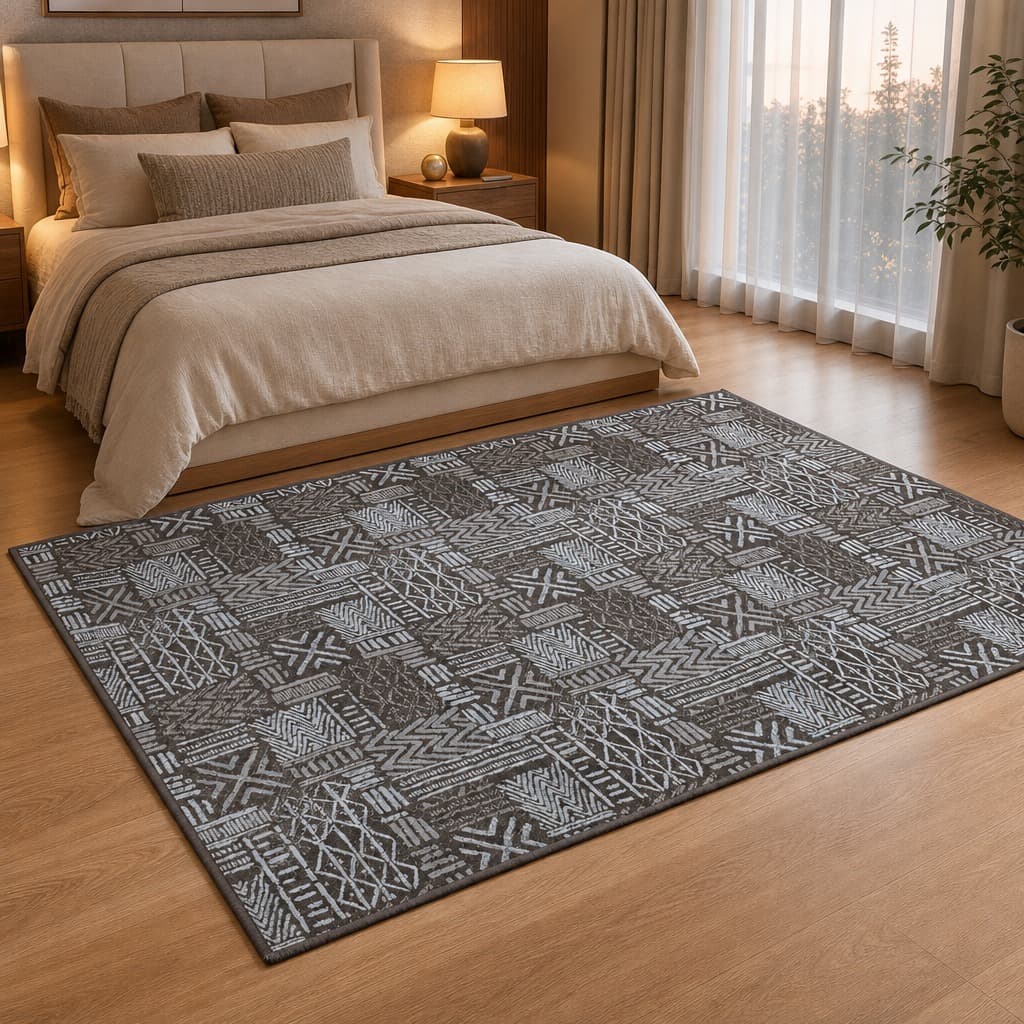 Tapete 200x300cm Pratik Asteca Nomad Confortável Antiderrapante