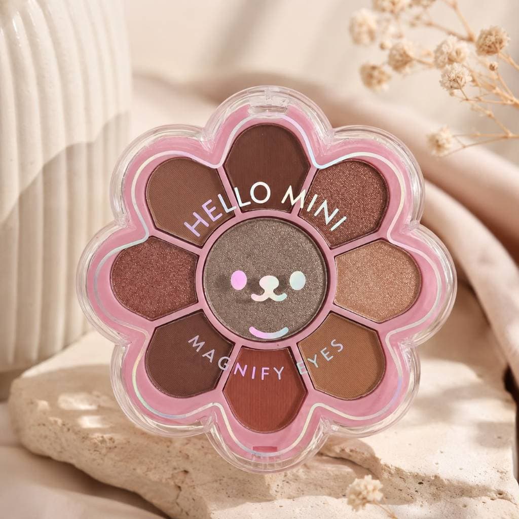 Paleta de Sombras Hello Mini 8 Cores Maquiagem Olhos Alta Pigmentação Escolha a Variação 1 2 ou 3