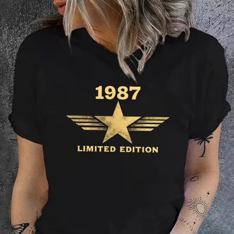 Camiseta Feminina Limited Edition Estilosa Algodão Premium Moda Moderna