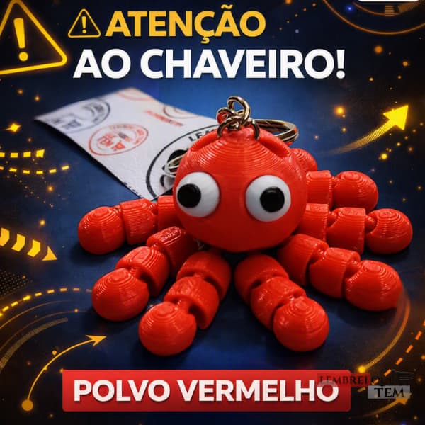 Chaveiro Polvinho Pocket móvel
