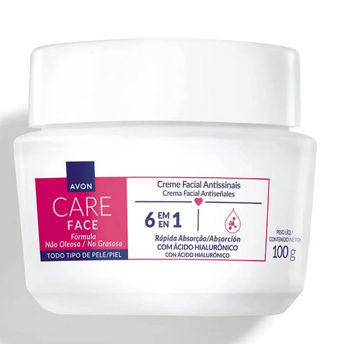 Creme Facial Antiidade Avon Renovare Accolade Nova Versão Antissinais Com Colágeno Elastina e Ácido Hialurônico100g