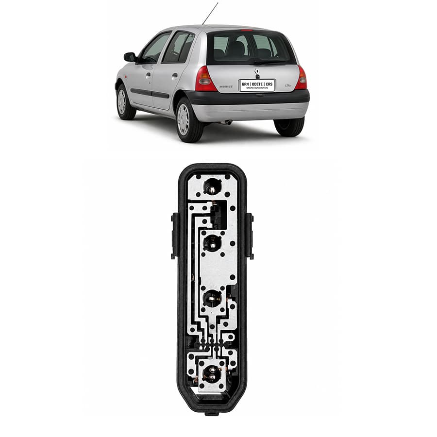 Circuito Lanterna Traseira Clio Hatch 96 97 98 99 00 01 02