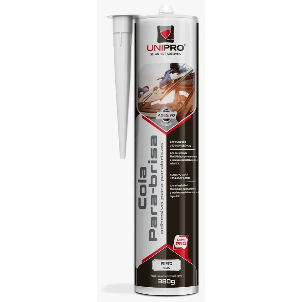Cola para Parabrisas vedação Pu55 profissional Unipro 380g