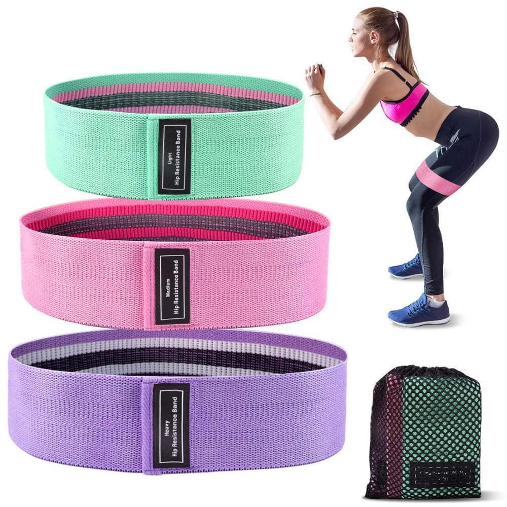 Kit  Elástico de Treino Mini Band + Elástico Tensão Extensor Exercício Treino Funcional Fisioterapia em Casa